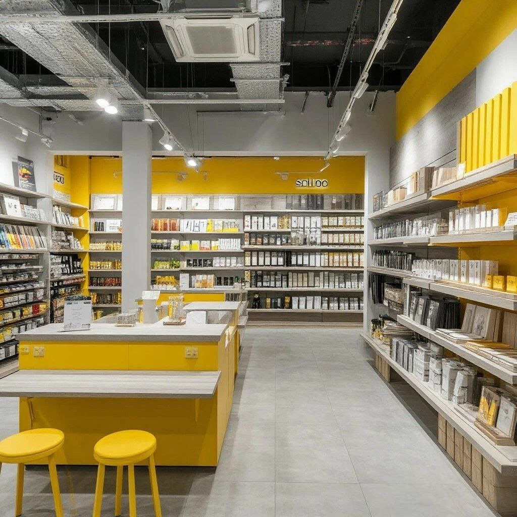 магазин внутри